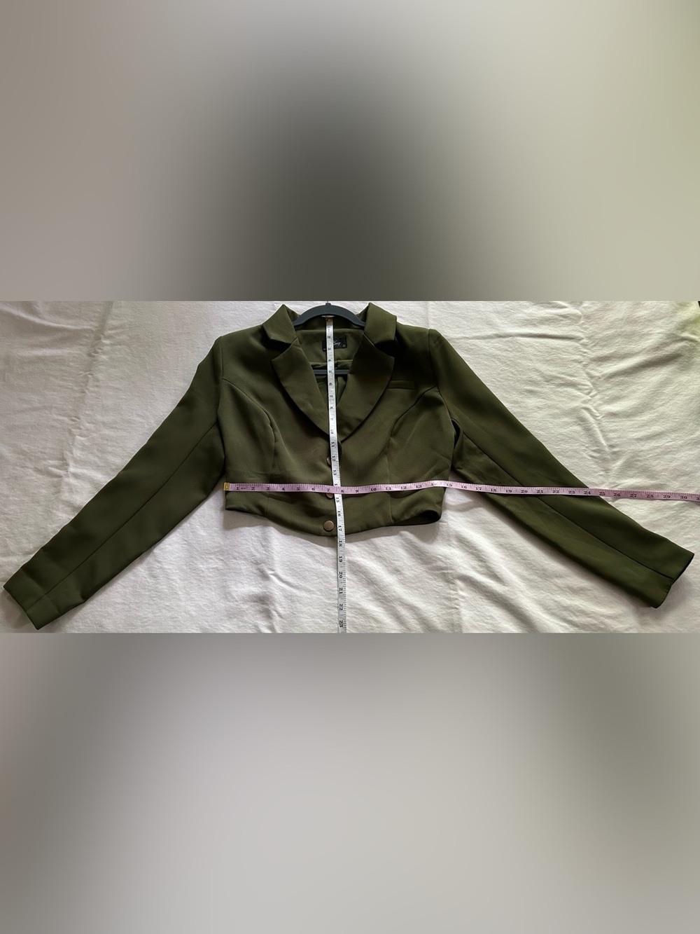 Milk and Honey - Olive Cropped Blazer Jacket